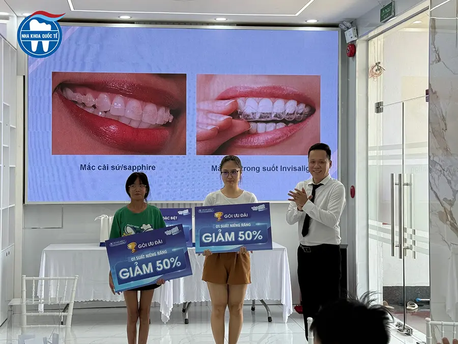 giảm 50% niềng răng