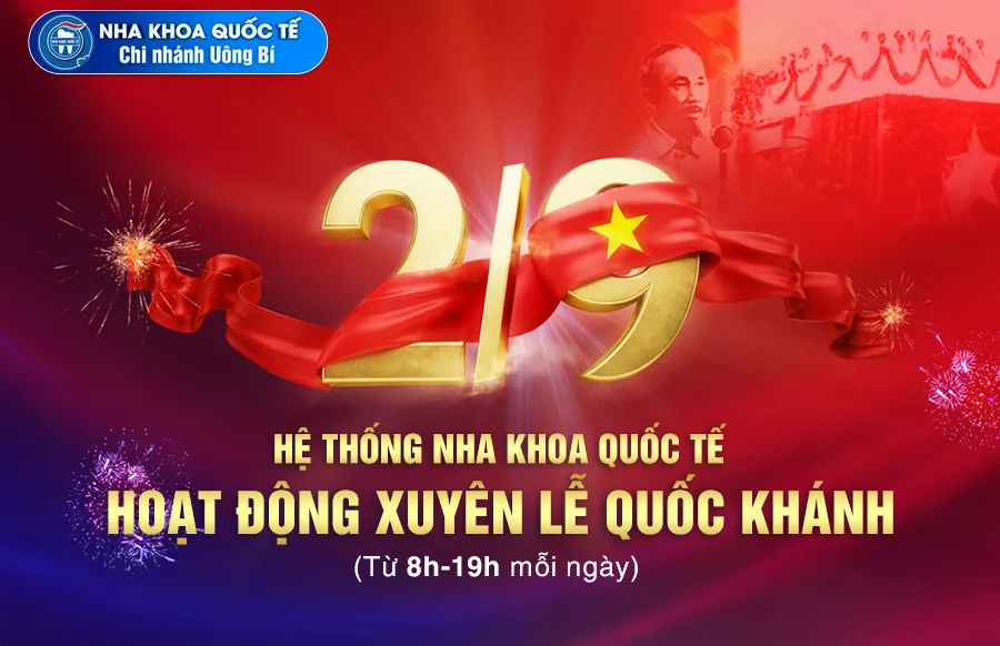 Nha khoa Uông bí làm việc lễ