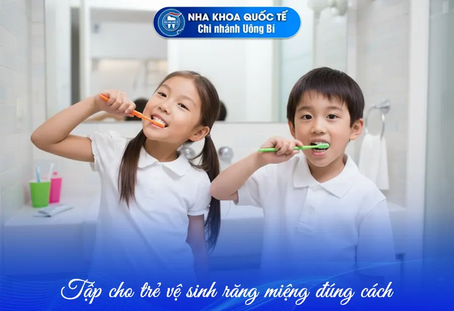 vệ sinh răng miệng ở trẻ em