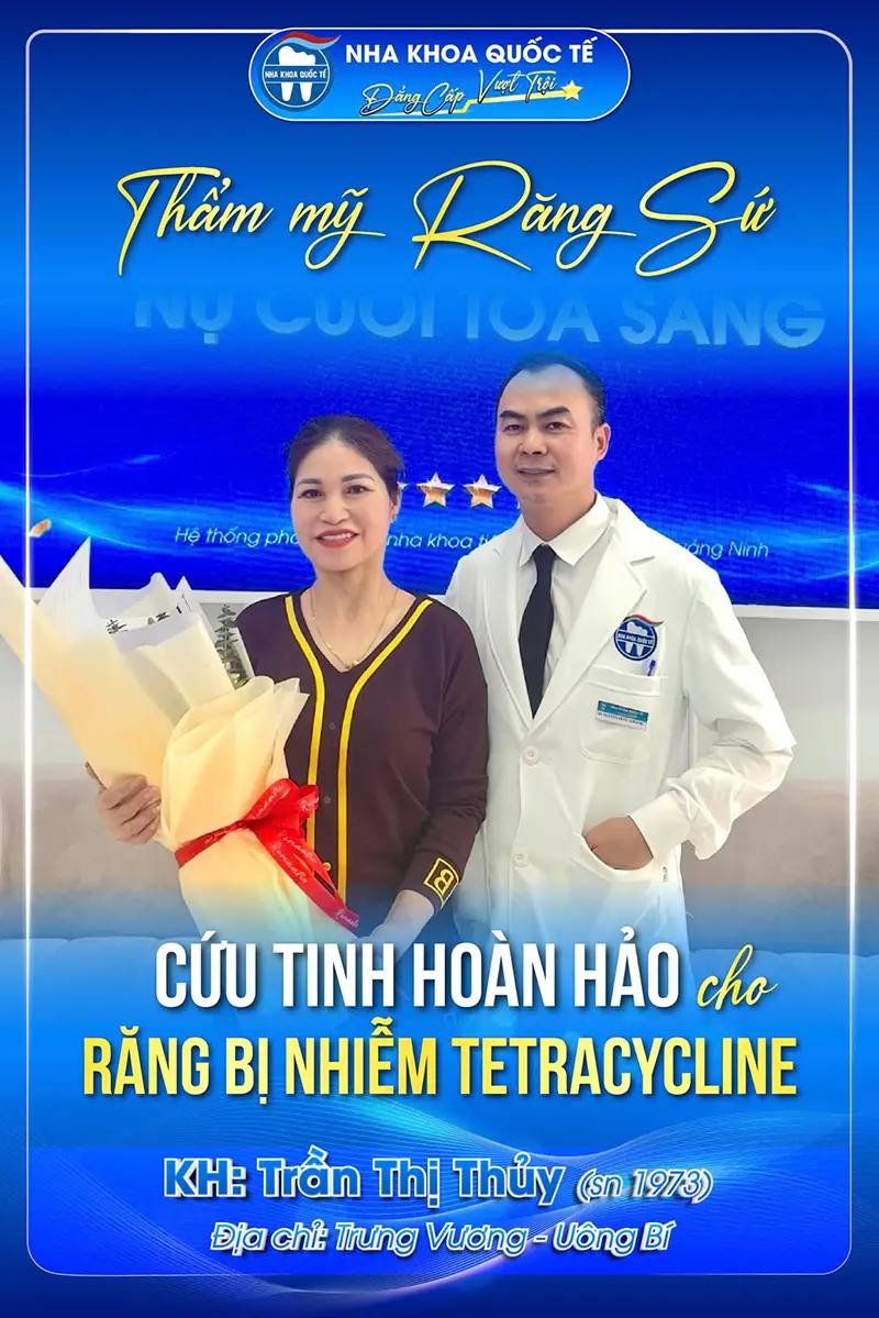 khách hàng thẩm mỹ răng sứ