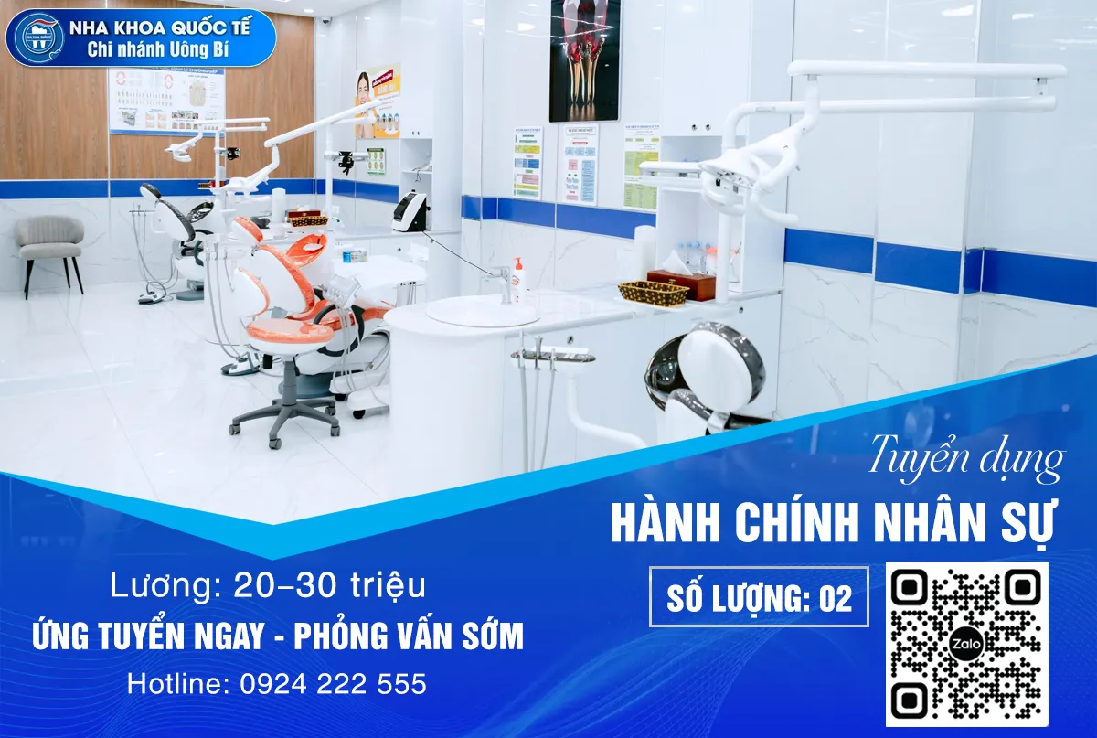 nha khoa uông bí tuyển dụng