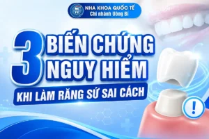 3 bien chứng răng sứ