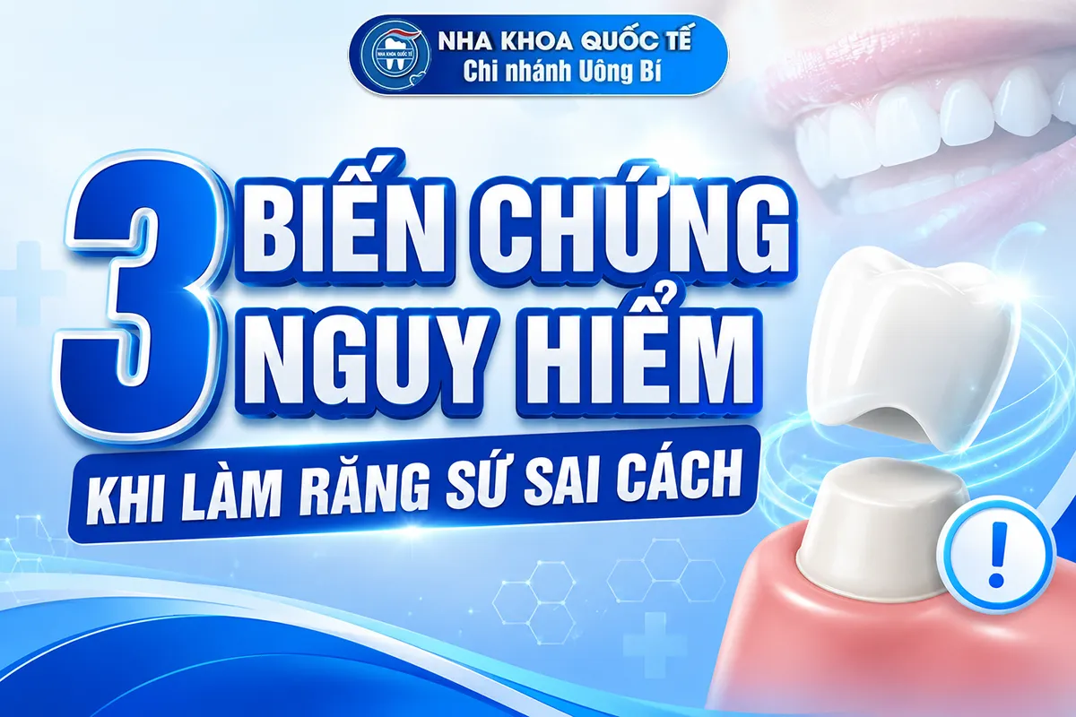 3 bien chứng răng sứ