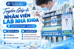 tuyển dụng nhân viên lab nha khoa